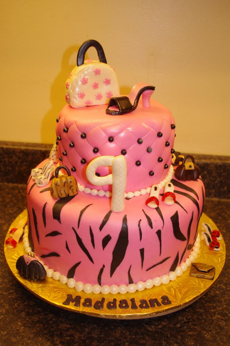 Purses and Shoes Cake